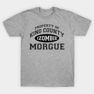 Property of King County Morgue Oval T-Shirt